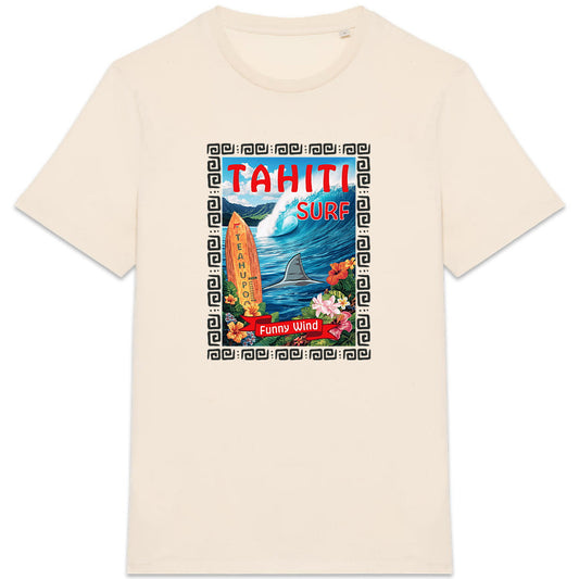 T-shirt épais surf Tahiti - face_9