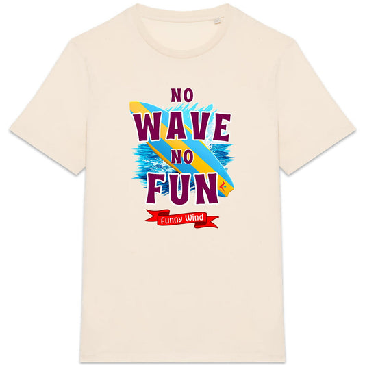 T-shirt épais No wave no fun - face_9