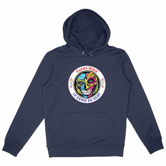 Hoodie épais Funny Wind FR - face_marine