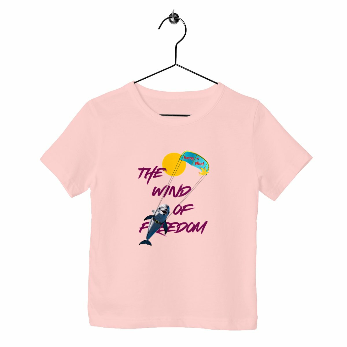 T-shirt enfant Wind of freedom - face_rose